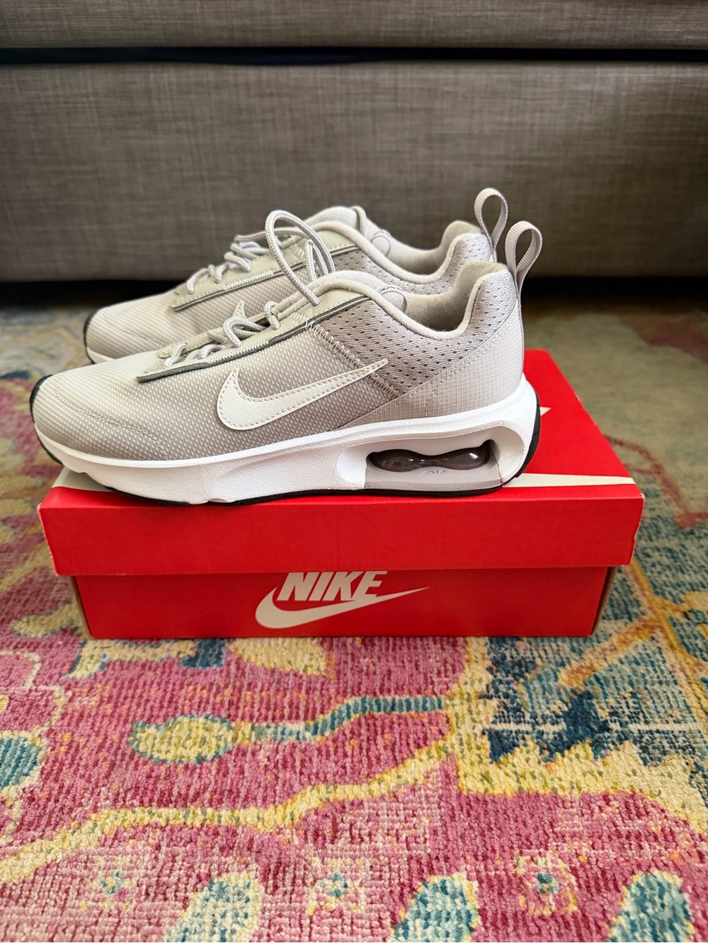 Nike Woman’s Air Max Athletic Shoes - Light Beige/White